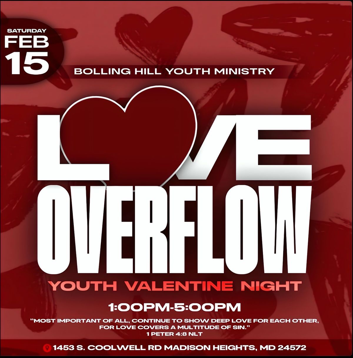 Love Overflow Youth Valentine Night