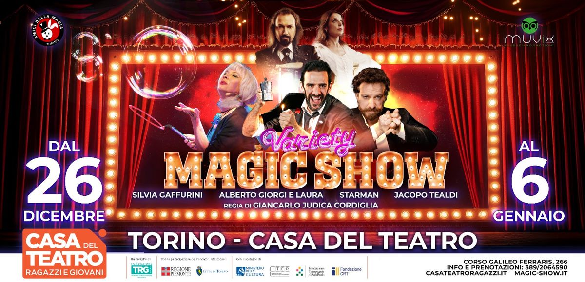 Variety Magic Show alla Casa del Teatro di Torino 