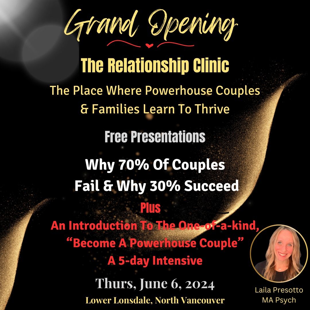 Grand Opening The Relationship Clinic