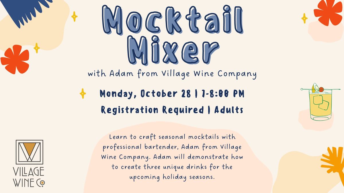 Mocktail Mixer with Adam from Village Wine Company