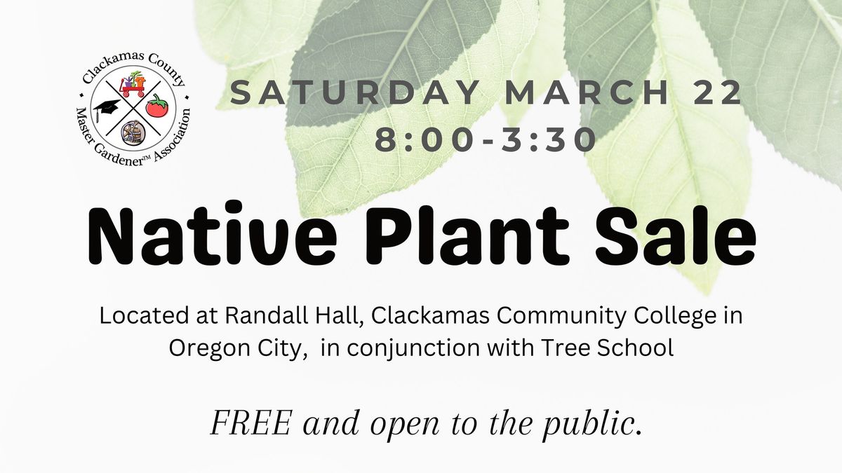 Native Plant Sale 