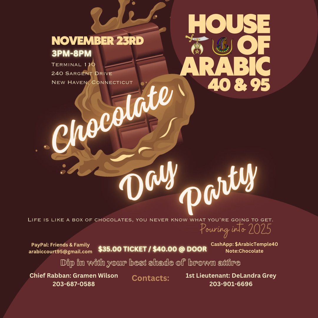 House of Arabic Chocolate Party