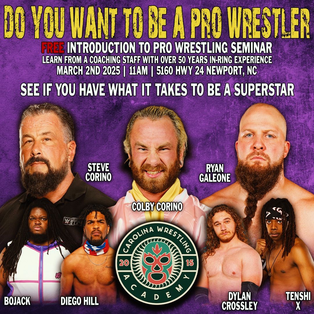 Free Intro to Pro Wrestling Tryout 