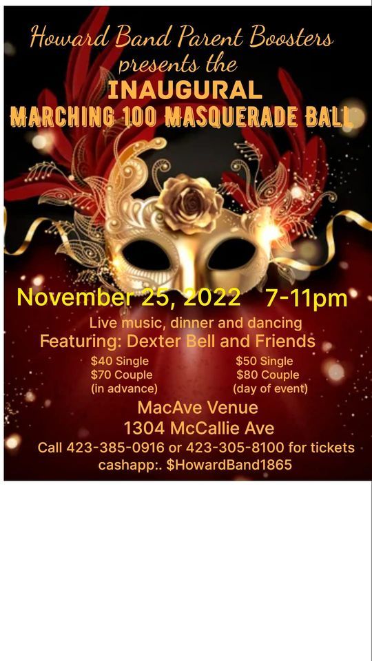 Marching 100 Masquerade Ball, Mac Avenue - Event Space, Chattanooga, 25 ...