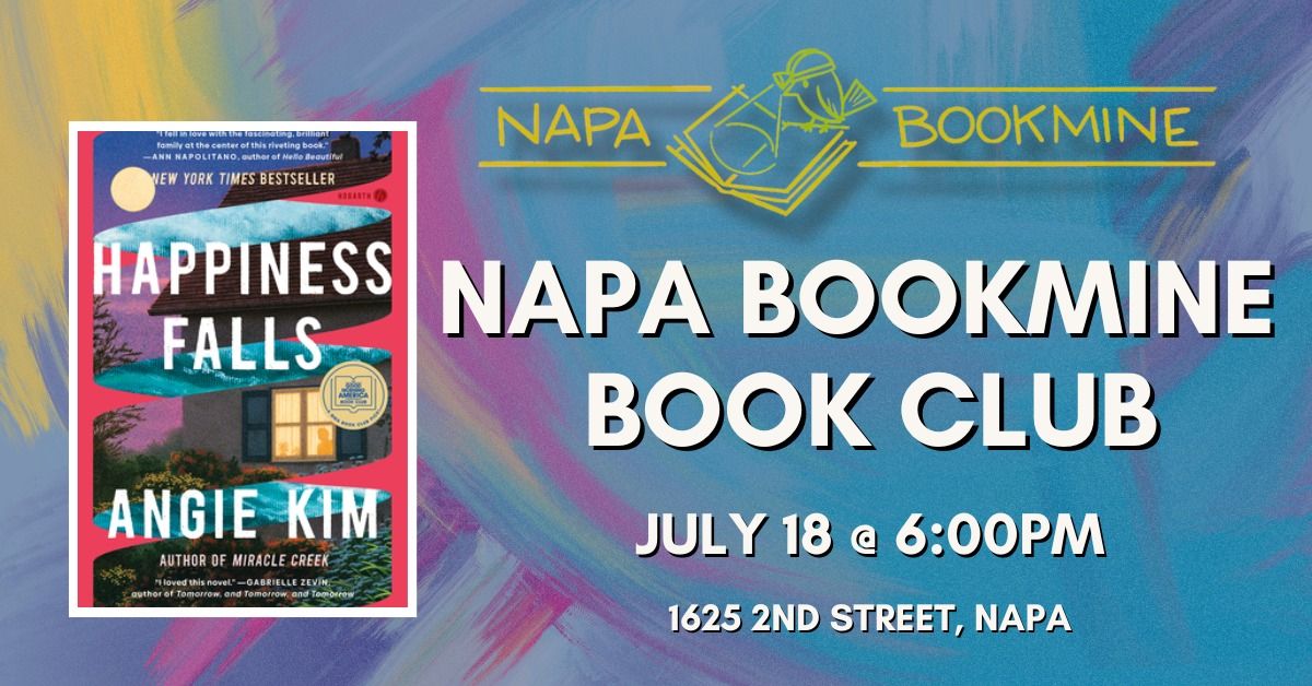 Napa Bookmine Book Club: Happiness Falls