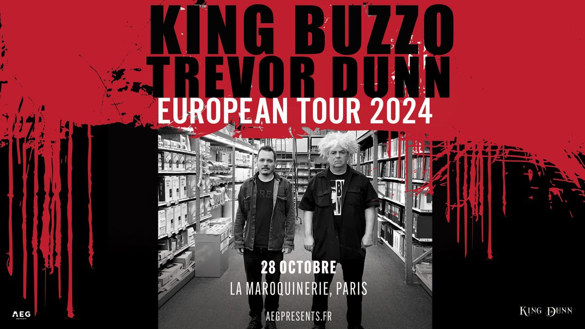 King Buzzo & Trevor Dunn \u2022 La Maroquinerie, Paris \u2022 28 octobre 2024