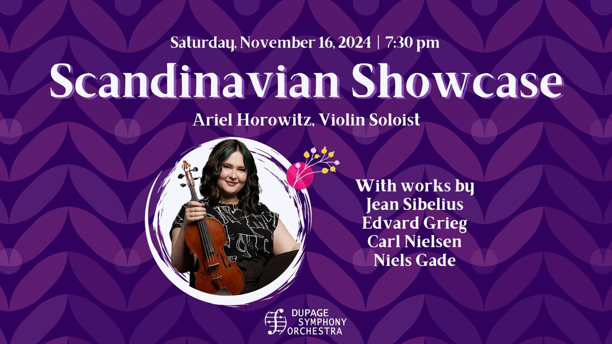 "Scandinavian Showcase" featuring Ariel Horowitz, award-winning violin soloist