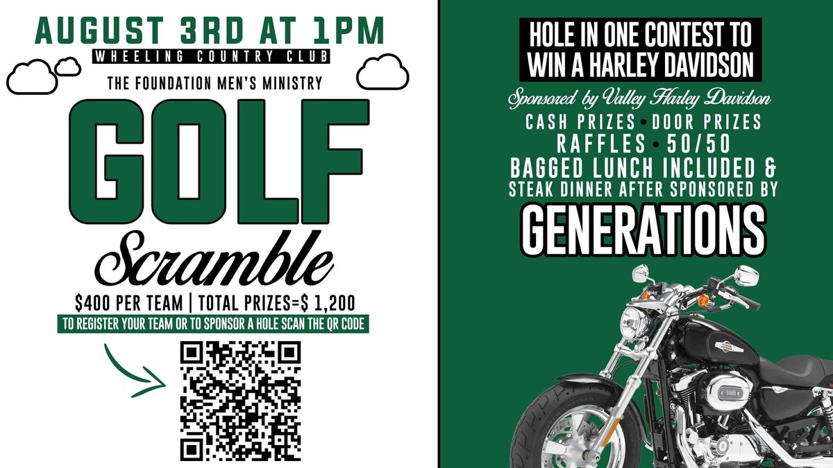 Golf Scramble - Hosted by The Foundation Men's Ministry