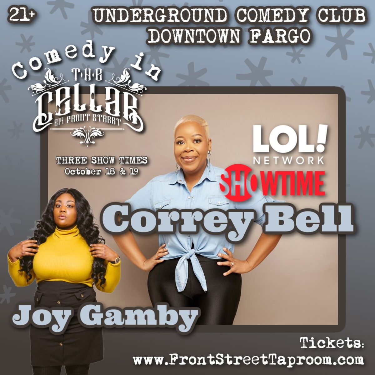 Comedy in the Cellar - Correy Bell