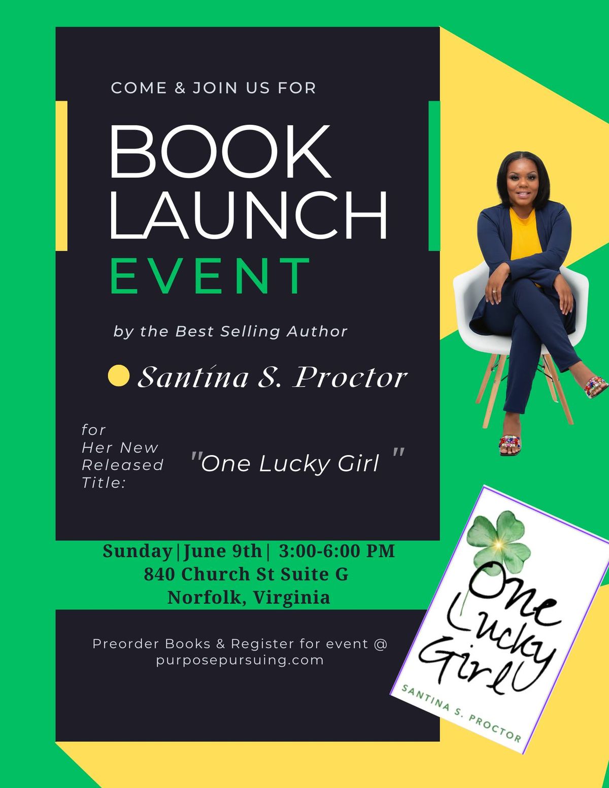 One Lucky Girl Book Launch