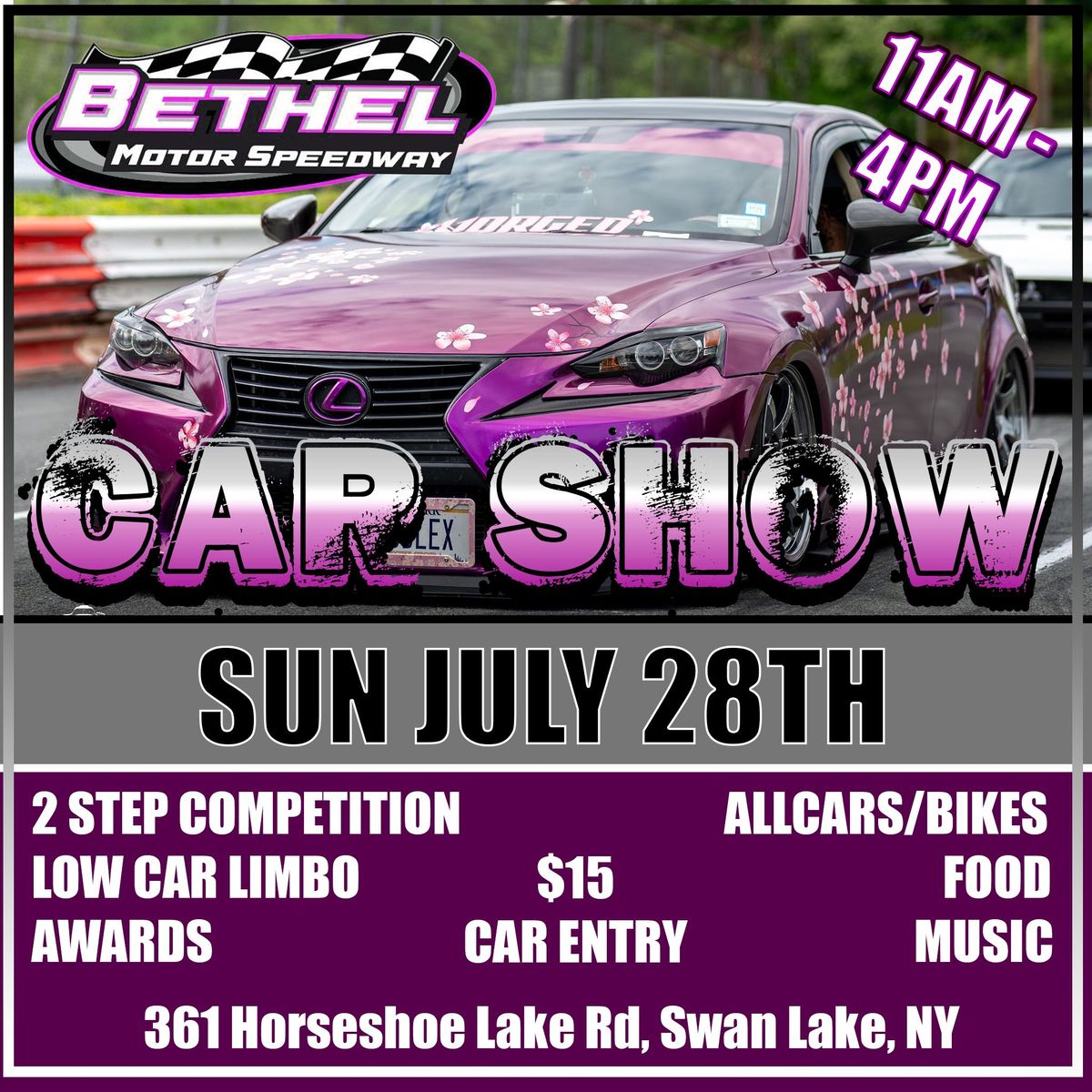 Bethel Speedway Car show