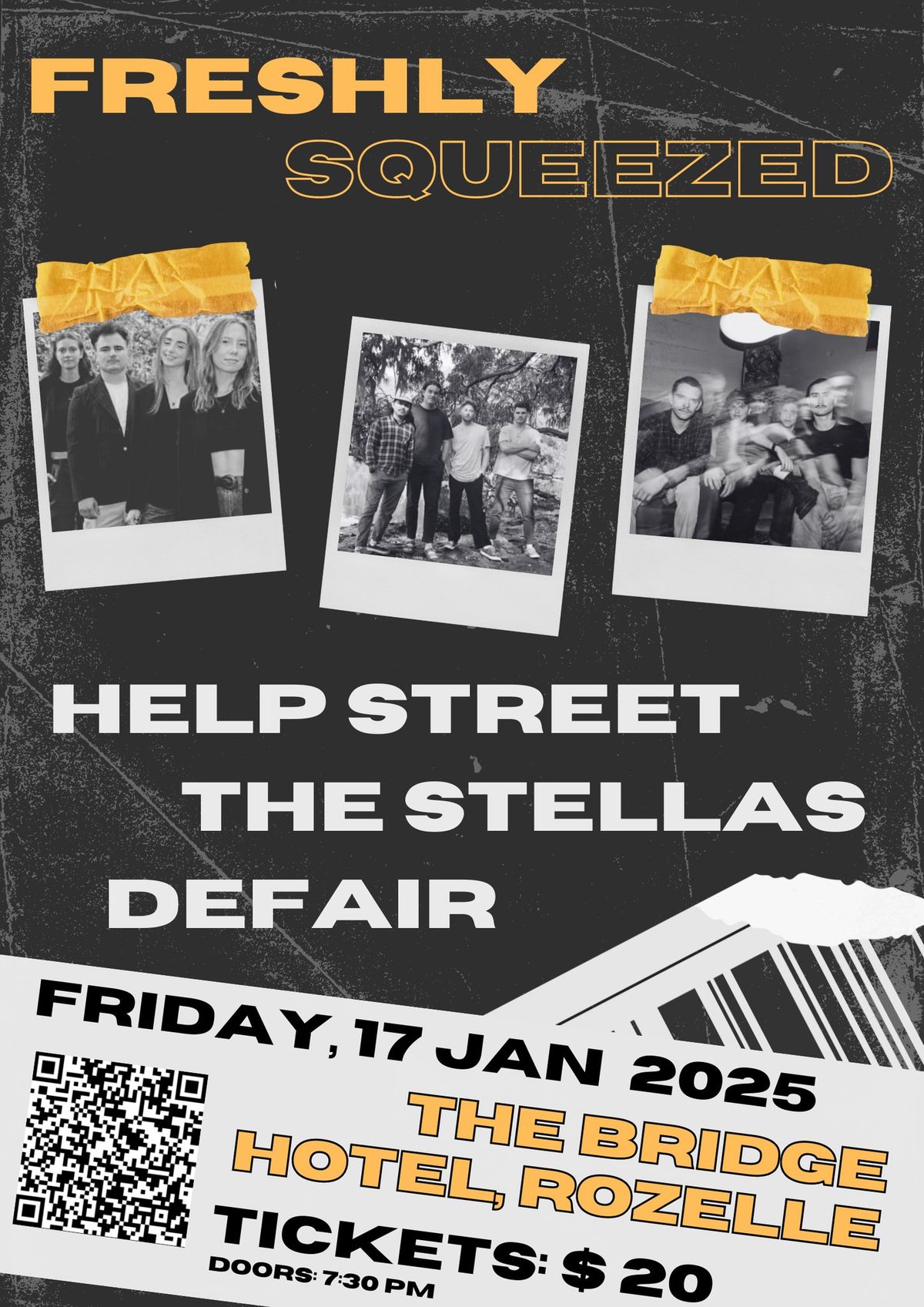 Freshly Squeezed - Help Street | The Stellas | Defair