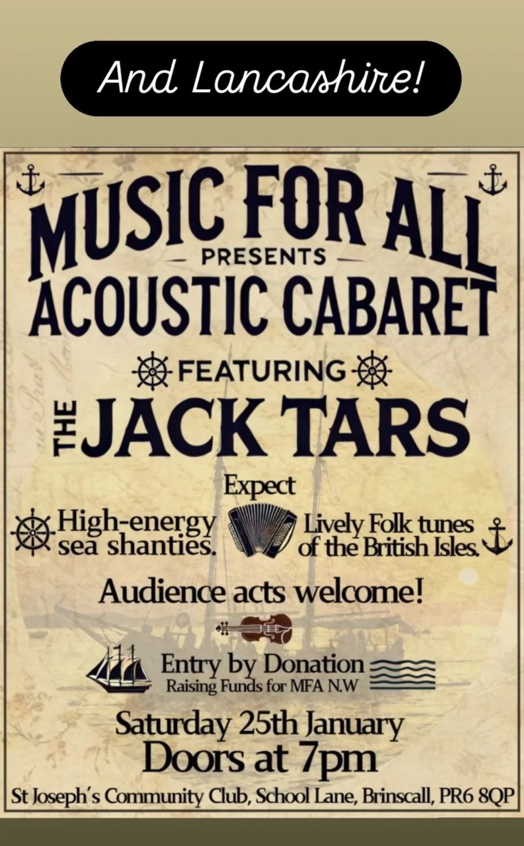 ACOUSTIC CABARET - SEA SHANTIES