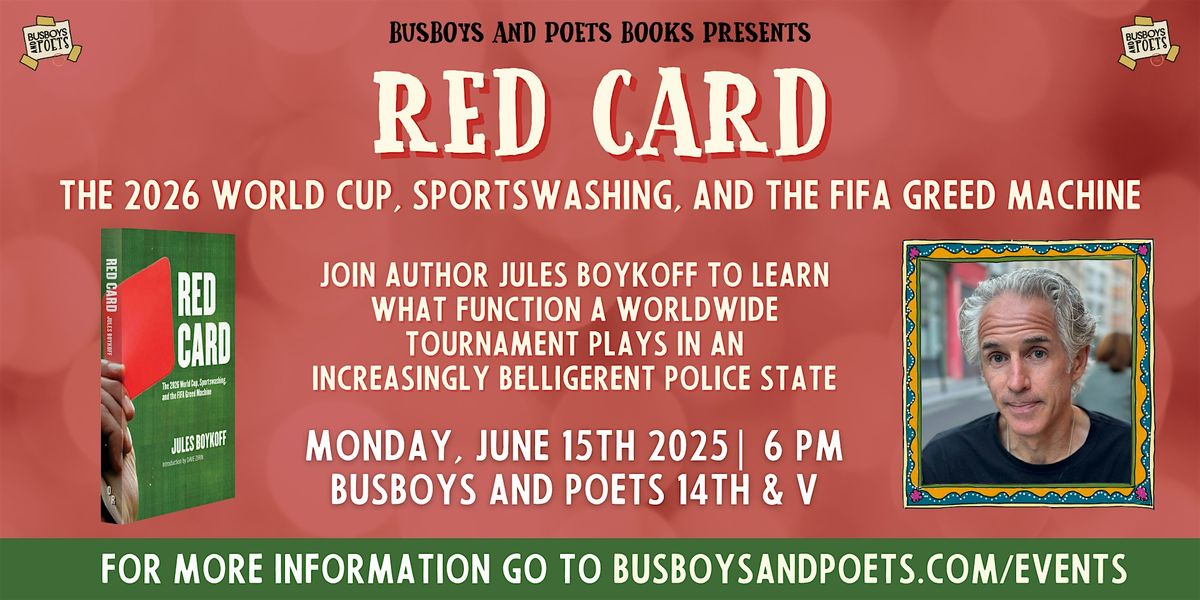 RED CARD | A Busboys and Poets Books Presentation