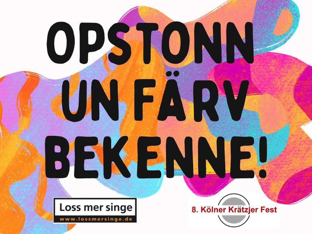 Opstonn un F\u00e4rv bekenne!