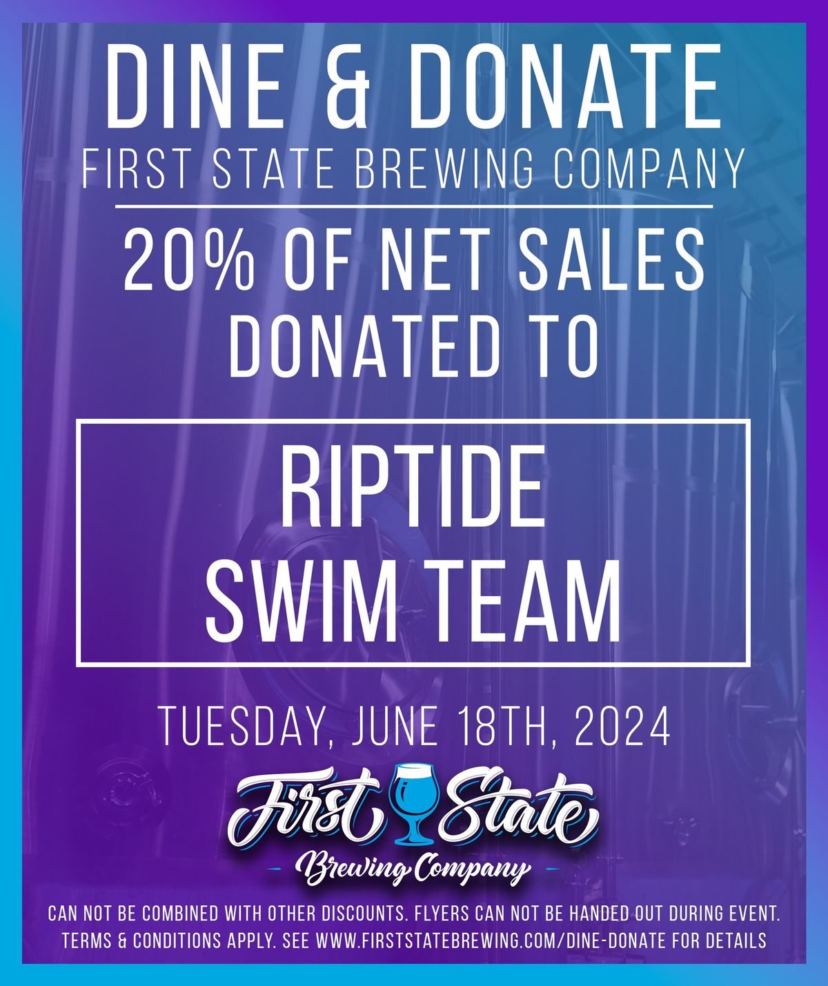 Dine & Donate: First State Brewing Company