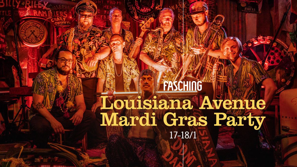 Louisiana Avenue Mardi Gras Party | Fasching, Stockholm