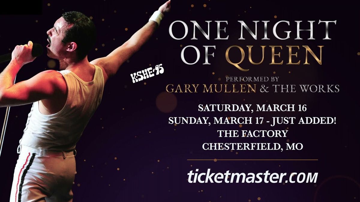 One Night of Queen at The Factory - Chesterfield