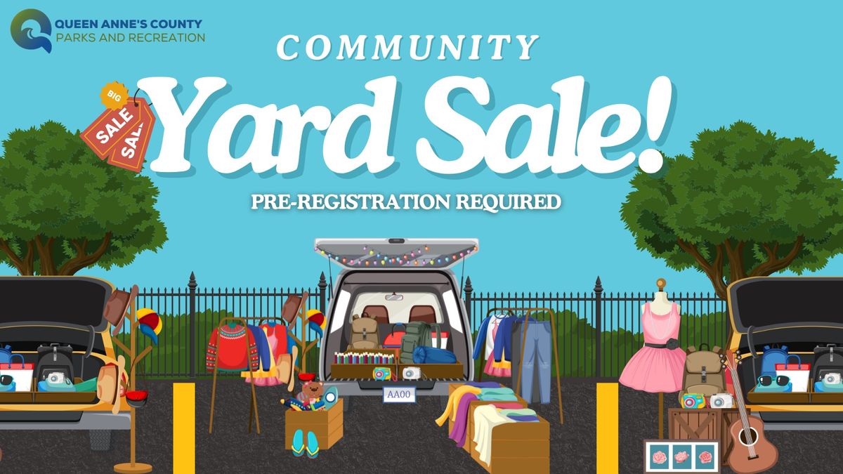 Community Yard Sale | Pre-registration Required