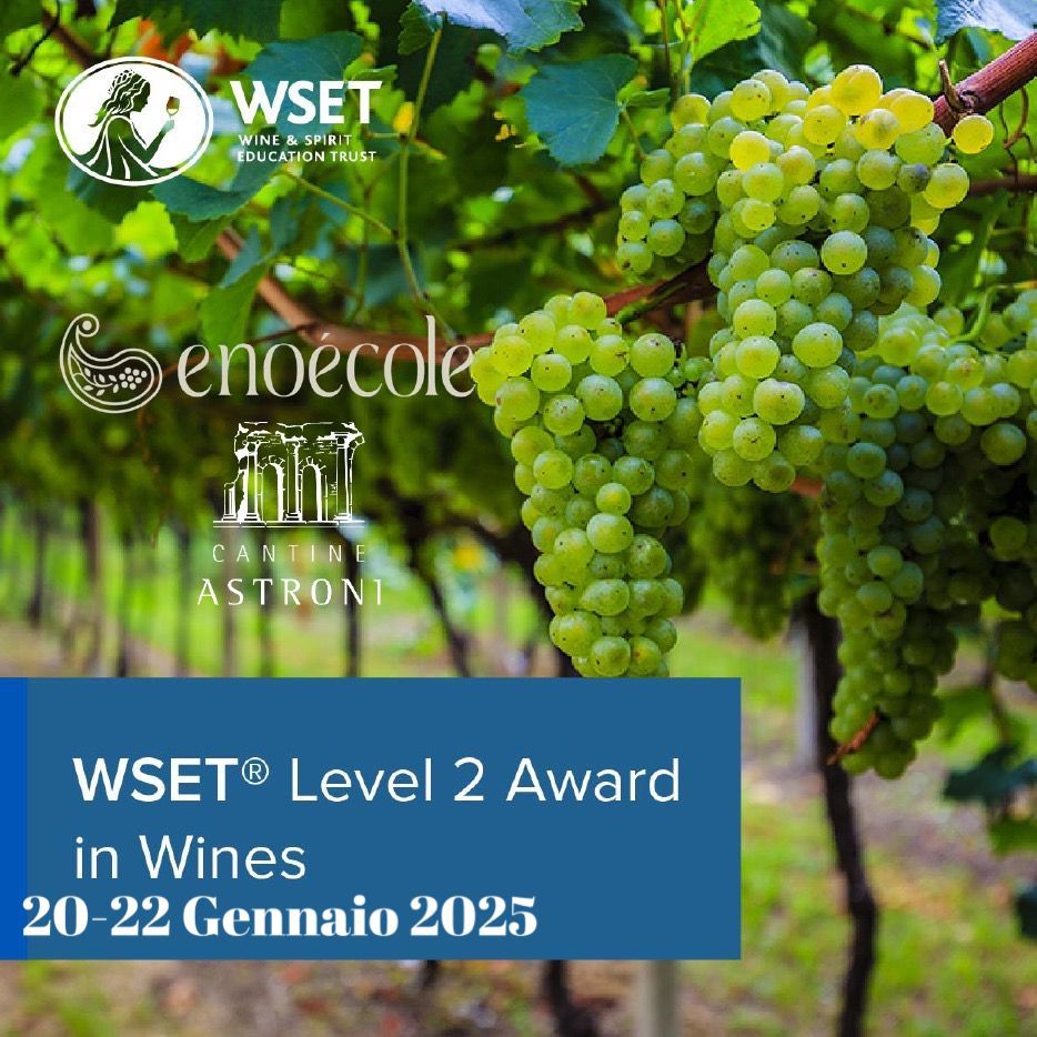 WSET Level 2 Award in Wines in lingua inglese  - 20-22 Gennaio 2025 