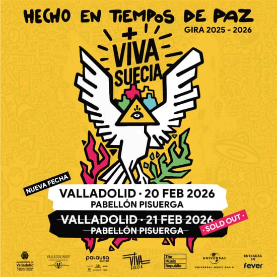 Viva Suecia en el Pabell\u00f3n Pisuerga, Valladolid 2026 - 2\u00aa fecha