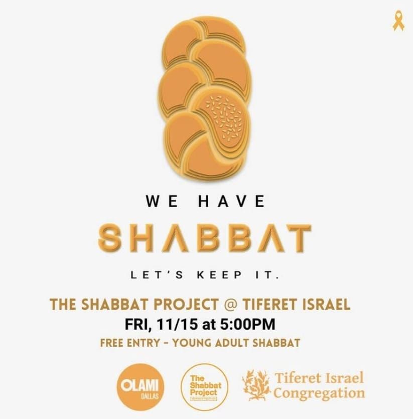 Shabbat project Friday night!