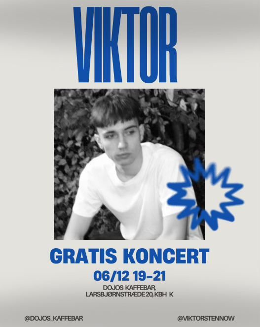 VIKTOR - Gratis Koncert - Dojos kaffebar