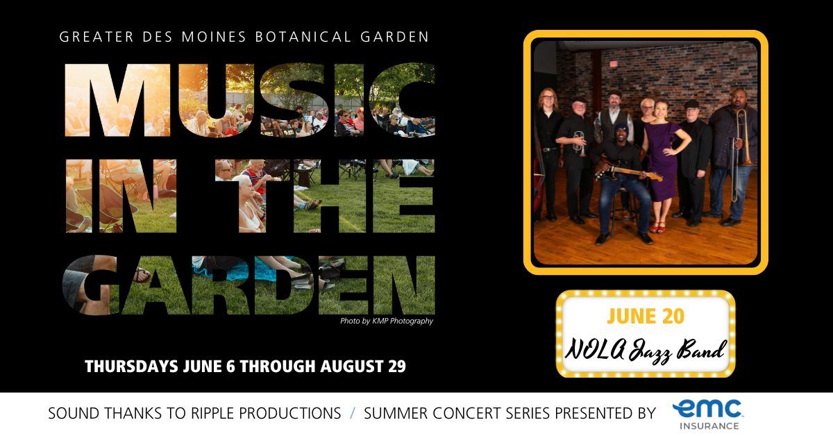 Music in the Garden: NOLA Jazz Band