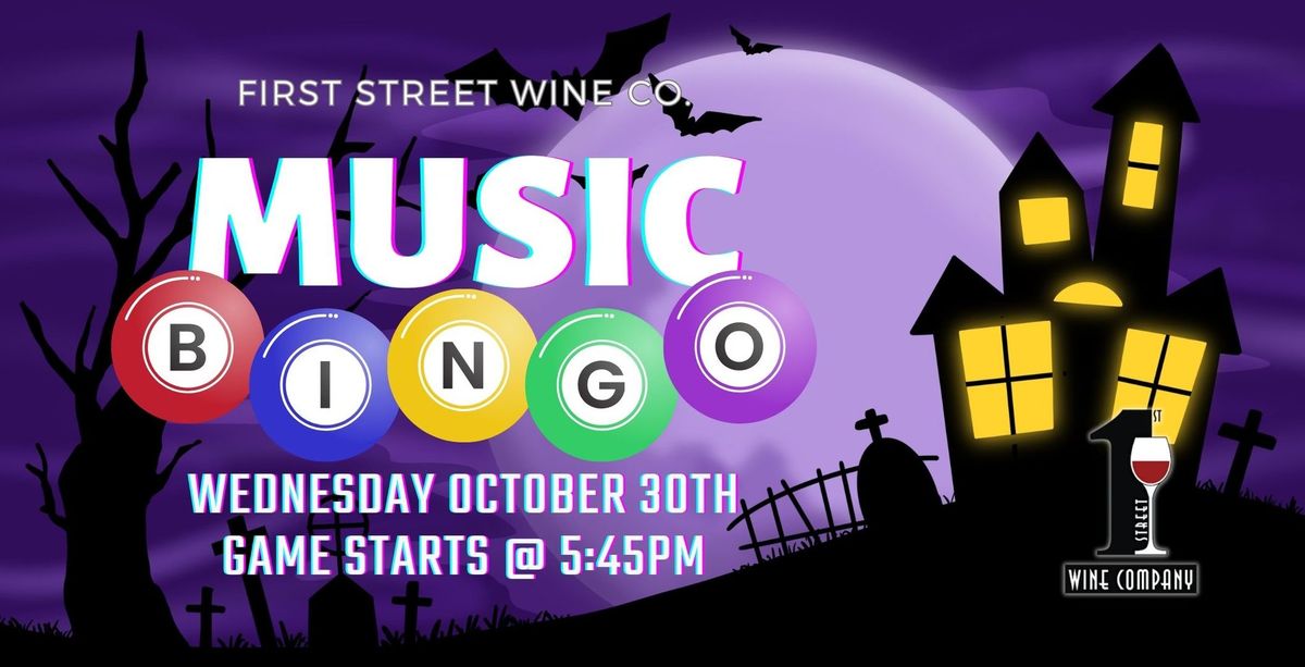 Spooky Music Bingo + Costume Party!