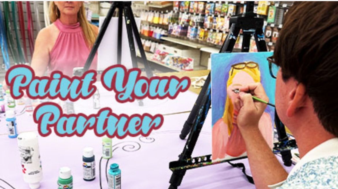 Paint Your Partner\u2019s Portrait Couples night! 