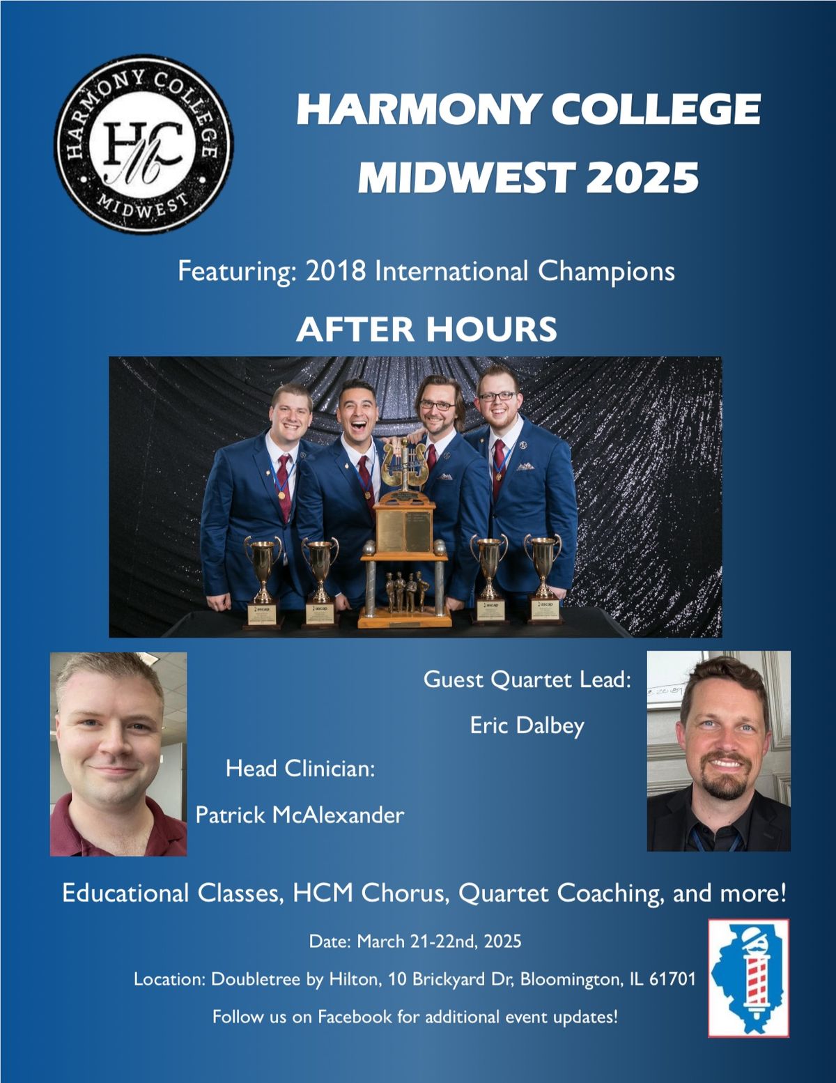 Harmony College Midwest 2025 with AFTER HOURS QUARTET