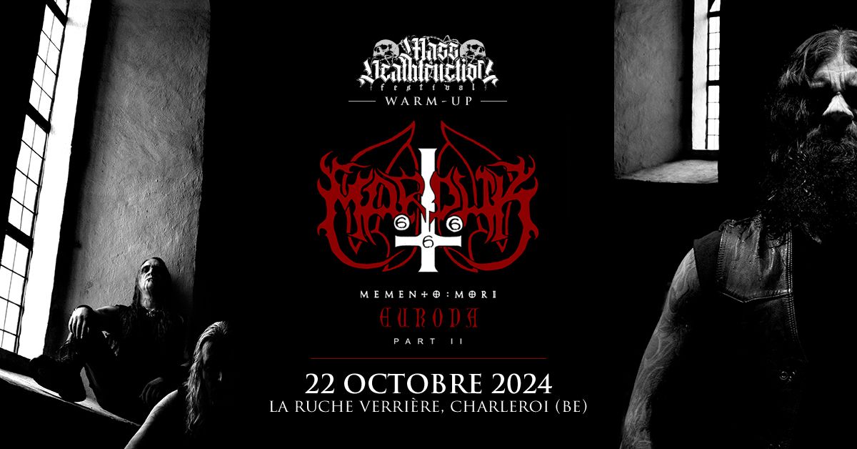 Mass Death Product \/\/ MARDUK + Valkyrja + Impalement + Undead | Ruche Verri\u00e8re (Charleroi) | 22 OCT