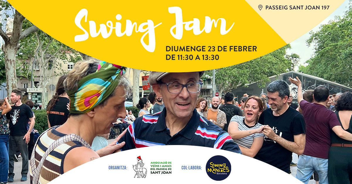 Swing Jam al Passeig de Sant Joan!