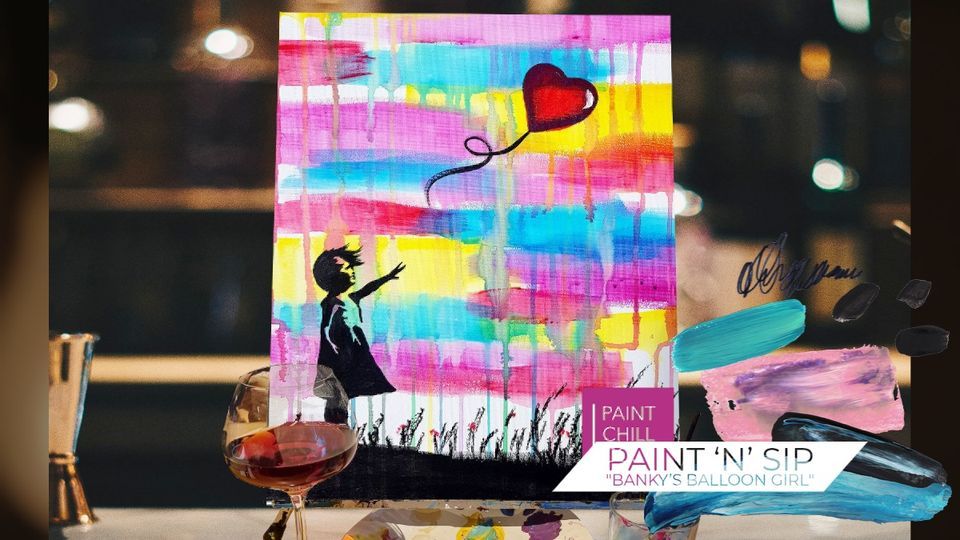 Portsmouth Paint 'n' Sip - "Banksy's Balloon Girl"