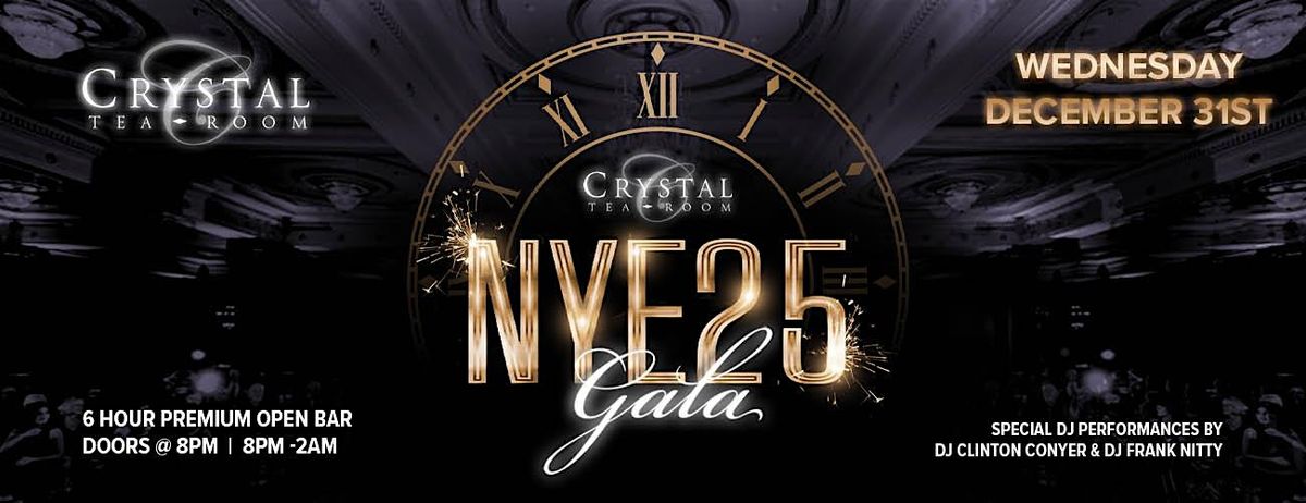 New Year's Eve at Crystal Tea Ballroom - Philly's Best NYE Party Feat. BAND (TBA) & DJ Smooth