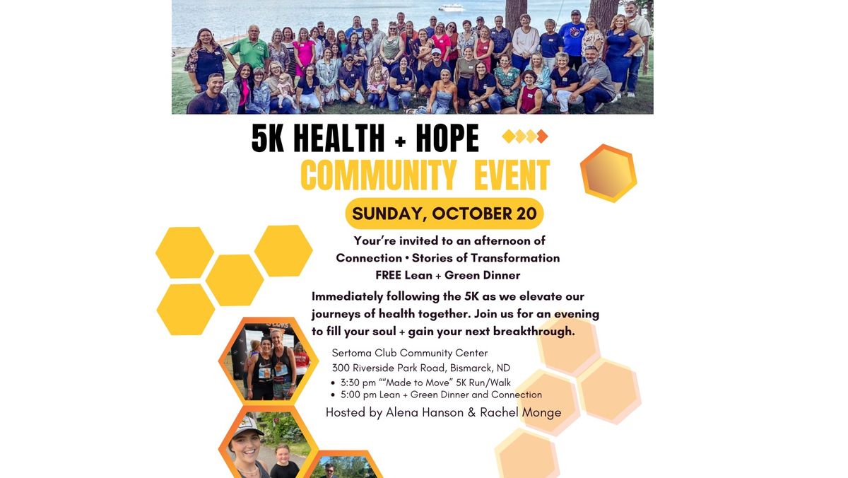 5K Health + Hope Community Event