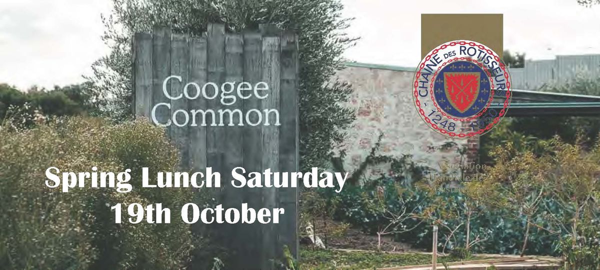 SAVE the Date Spring Lunch @Coogee Common