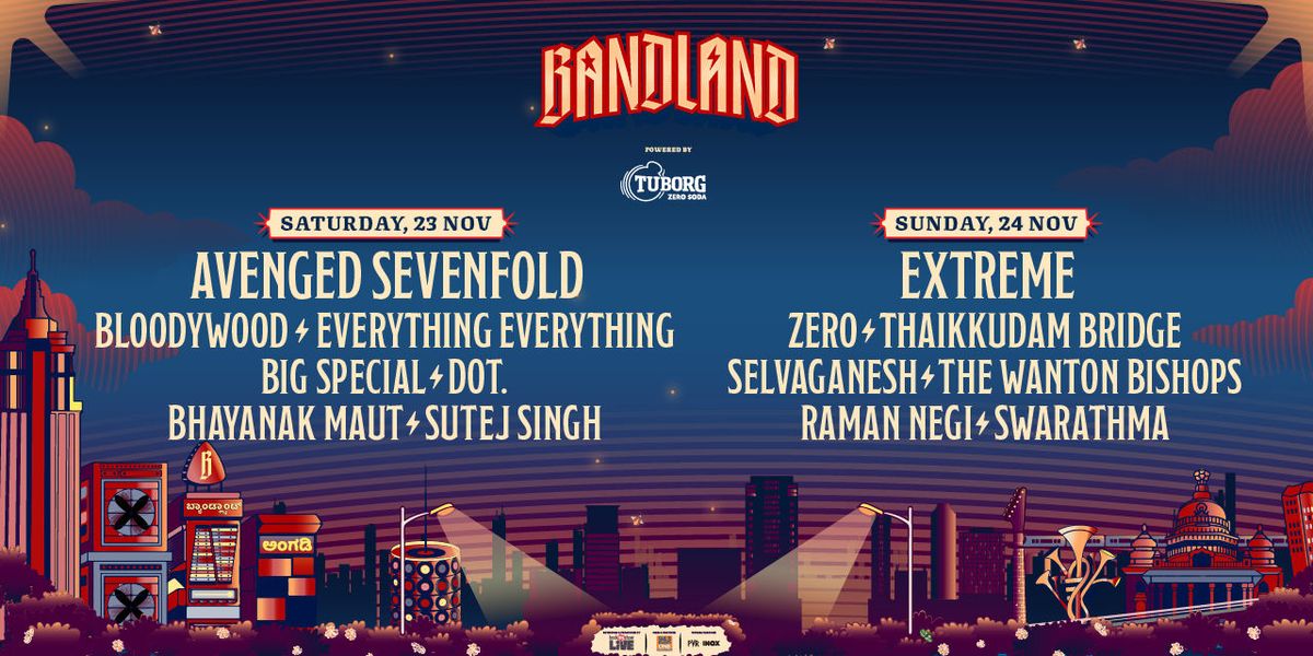 Bandland 2024 ft. A7X, Extreme, Bloodywood & more!