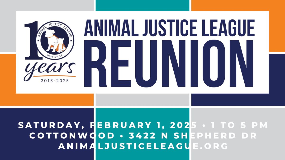 Animal Justice League 10-Year Reunion