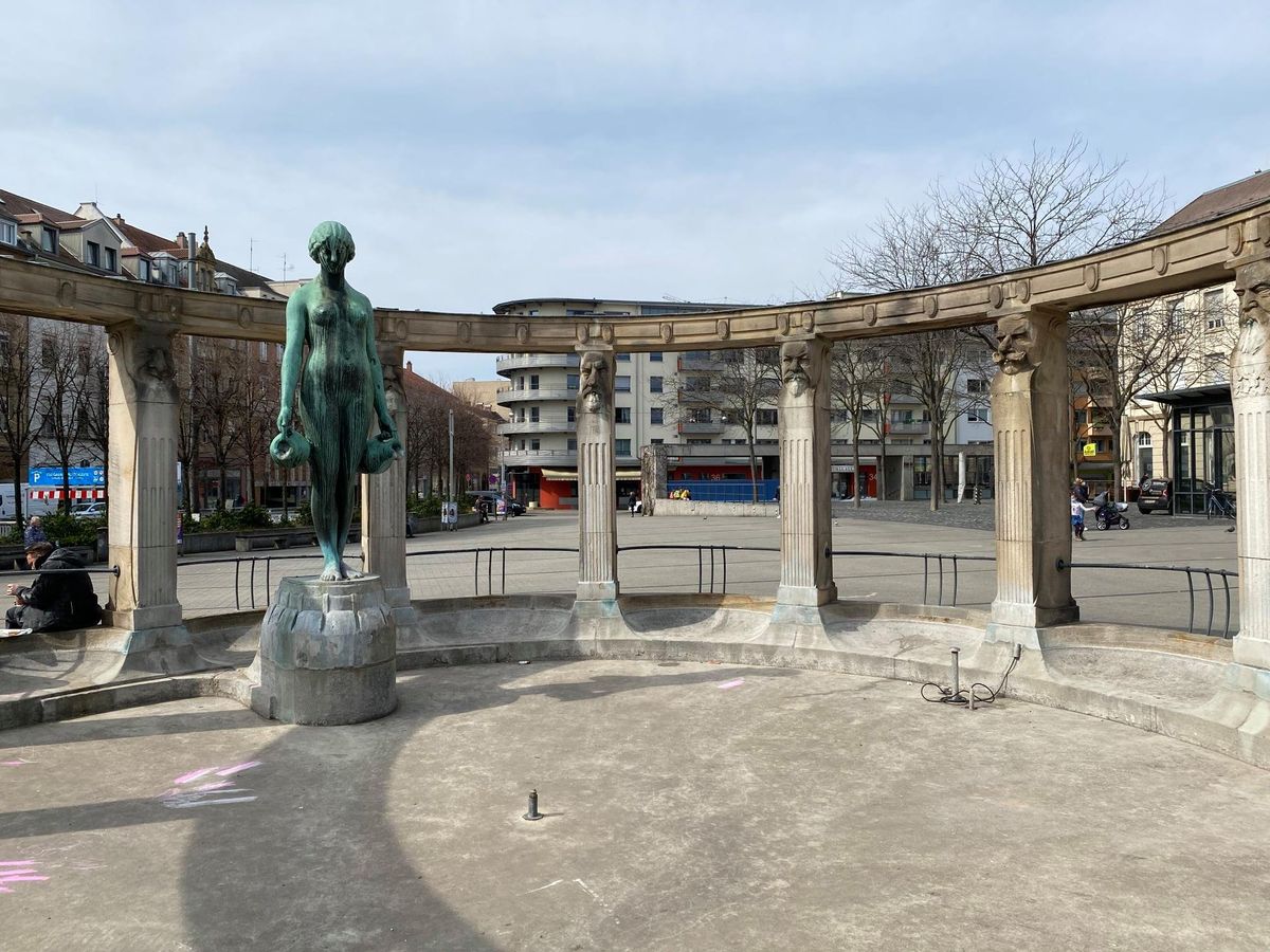 Stadtflohmarkt Karlsruhe auf dem Stephanplatz