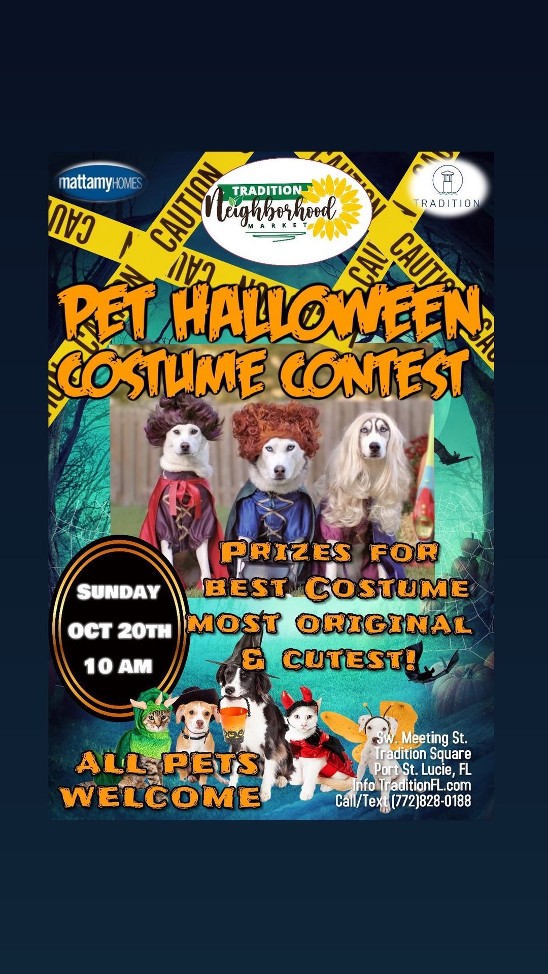 Halloween Pet Costume Contest at Tradition Square 