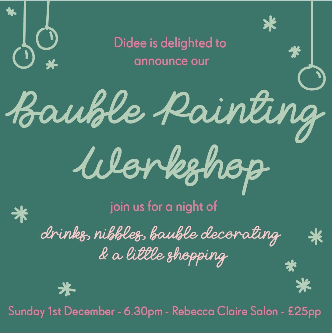 Bauble Painting Workshop 