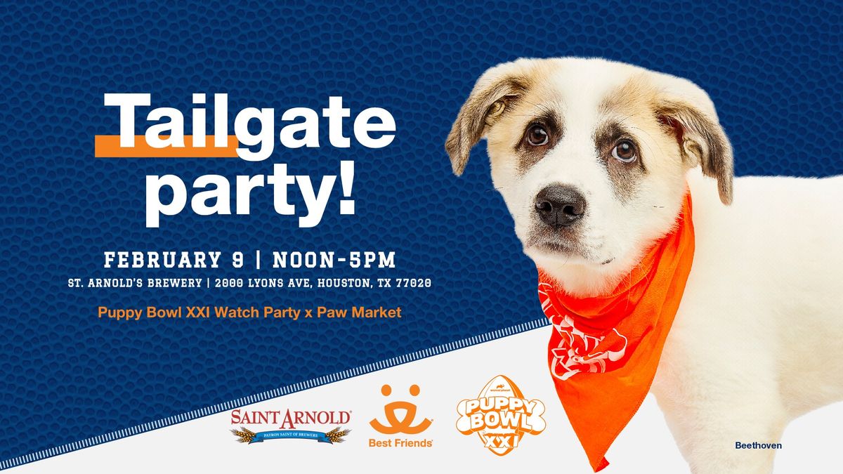 Houston: Puppy Bowl Watch Party X Paw Market