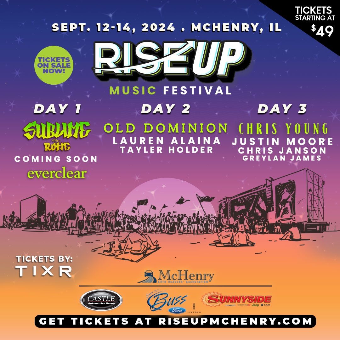 RISE UP MUSIC FESTIVAL - MCHENRY ILLINOIS