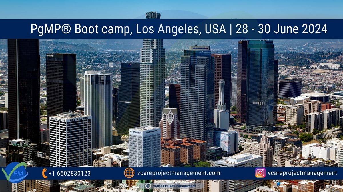 Best PgMP Boot camp Los Angeles USA - vCare Project Management