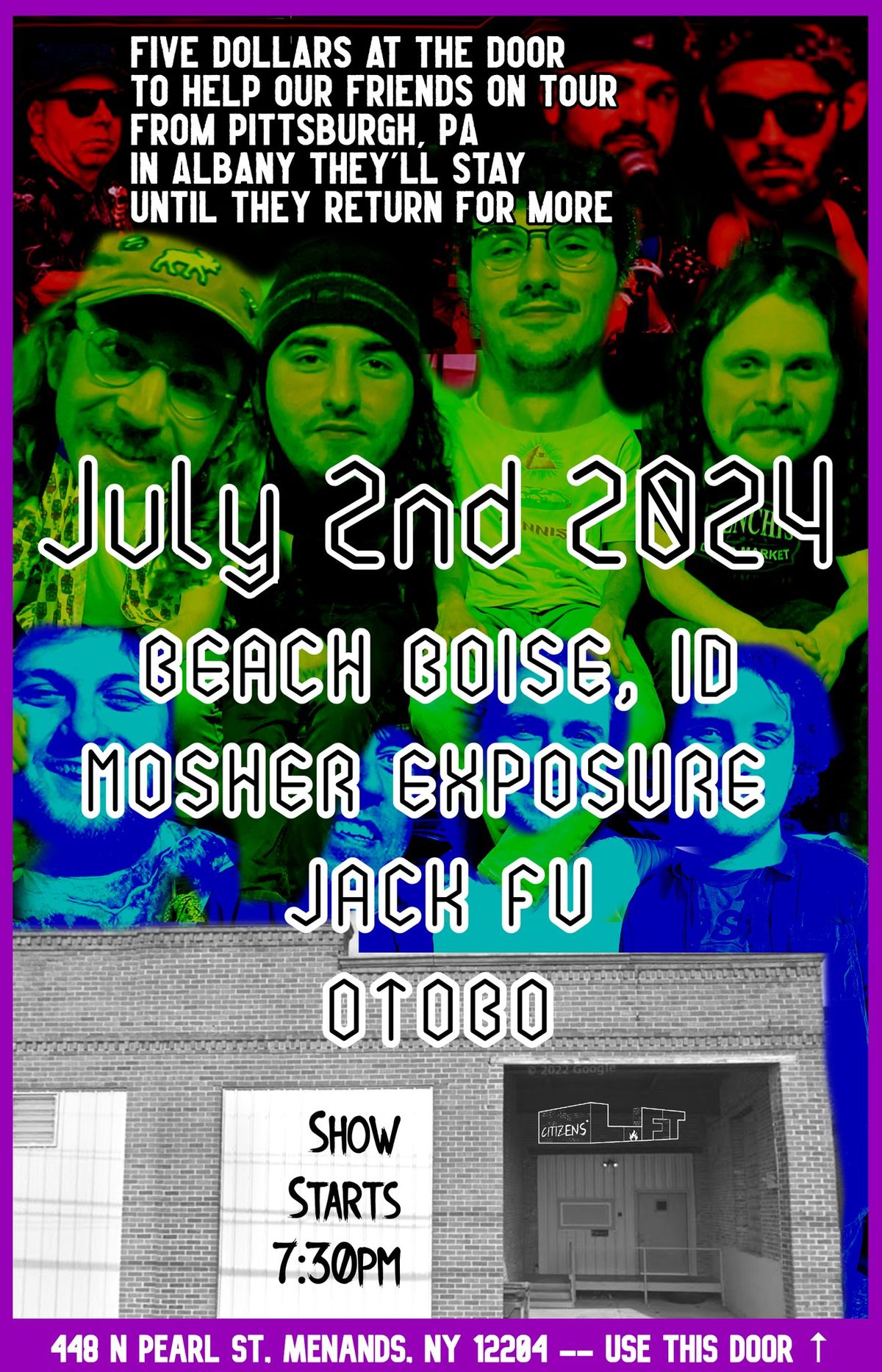 Beach Boise, ID @ North Albany Studios (w\/ Jack FU, Mosher Exposure and OTOBO)
