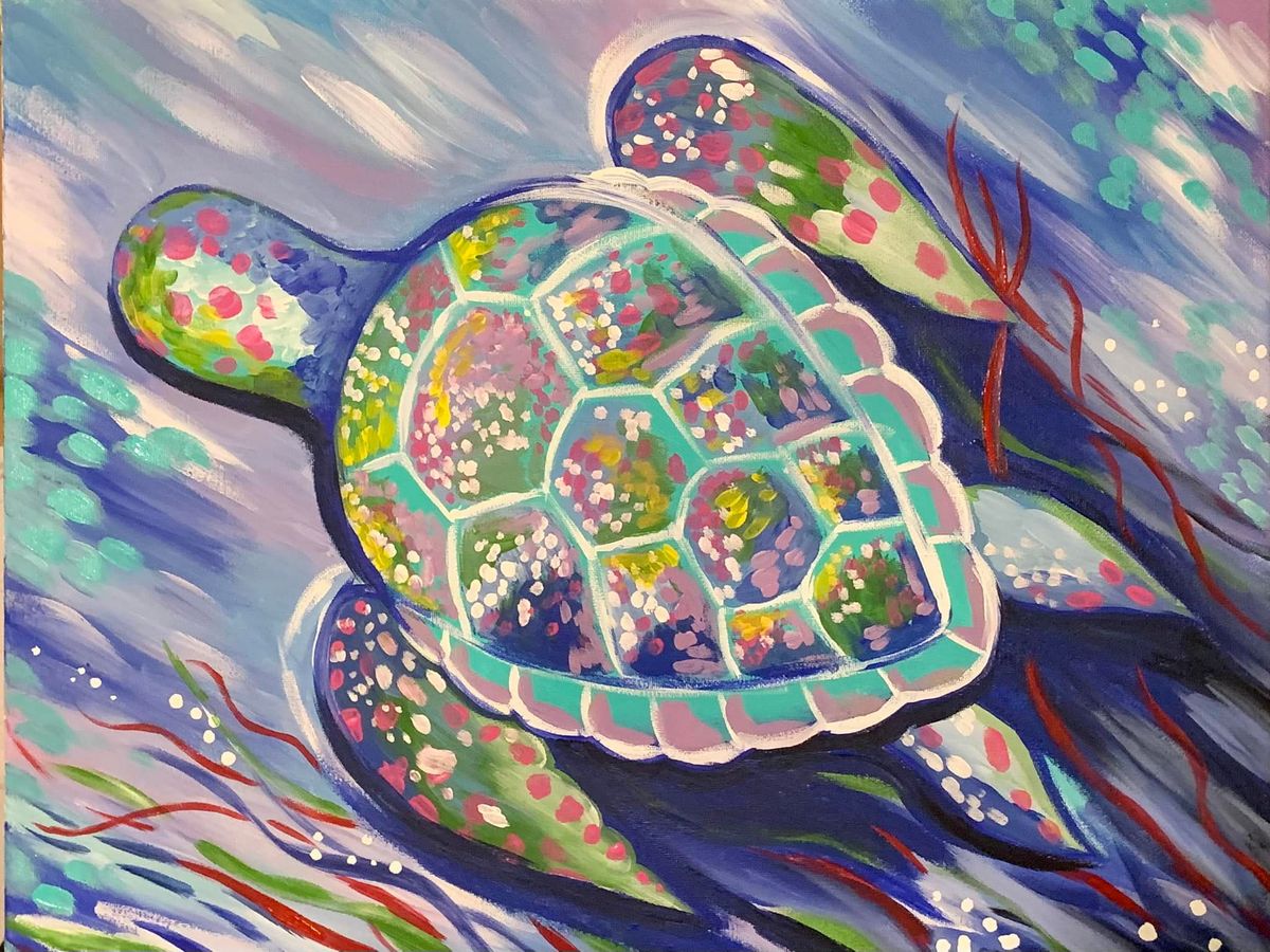 FAMILY-FRIENDLY PAINT DAY (6+ yrs.): "Sea Turtle"