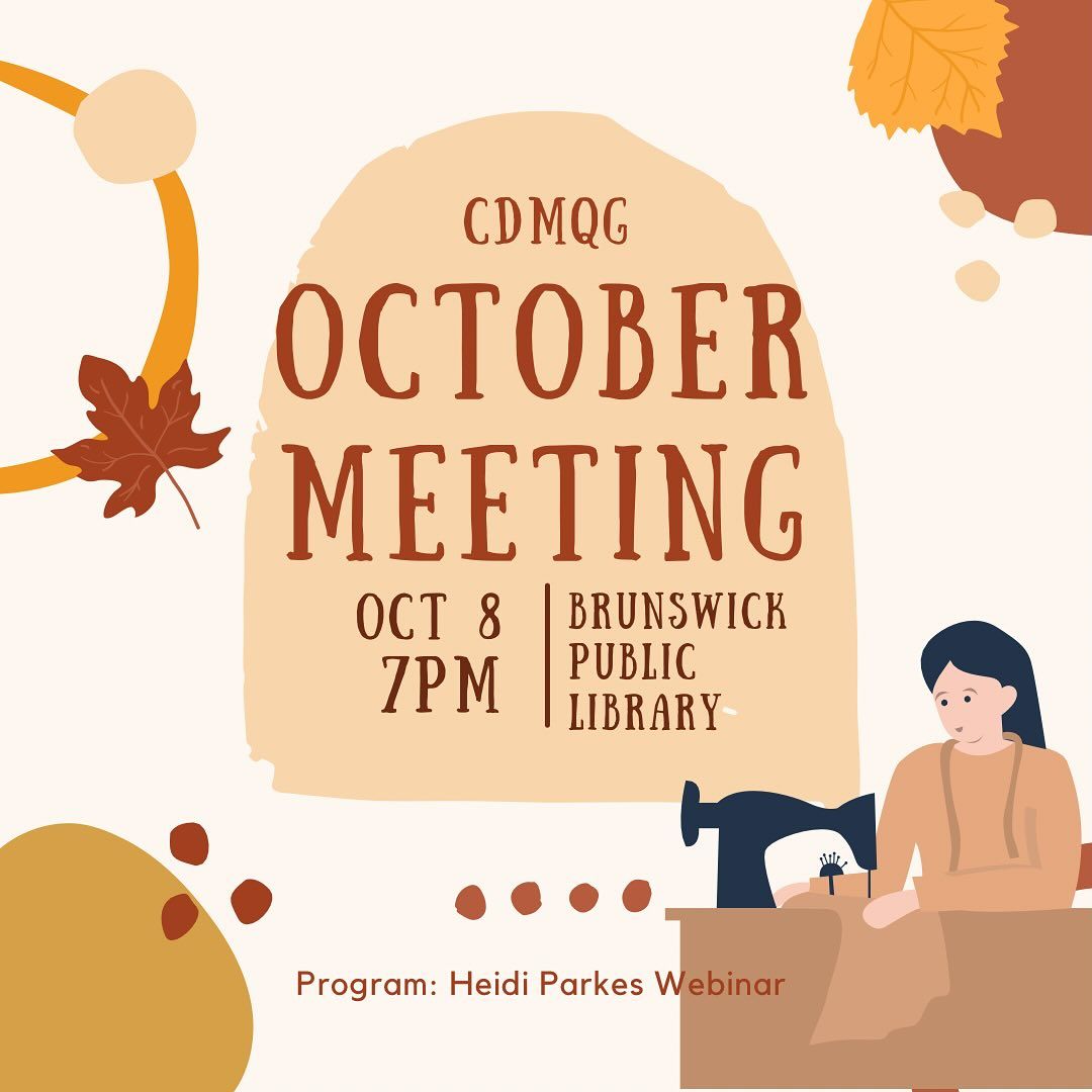 CDMQG October meeting 