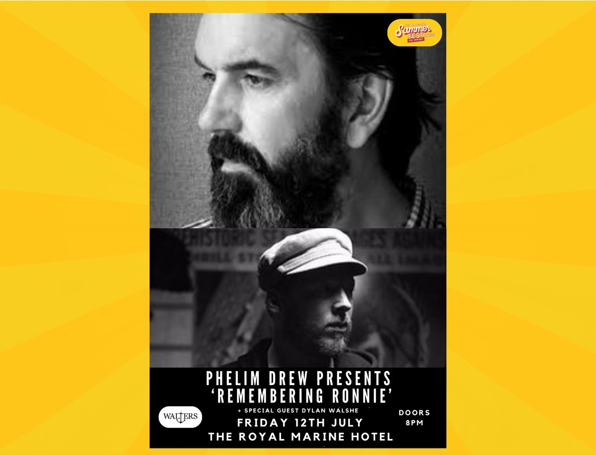 Pheilim Drew 'Remembering Ronnie'+ Special Guest Dylan Walshe - Live at Dun Laoghaire Summerfest 24