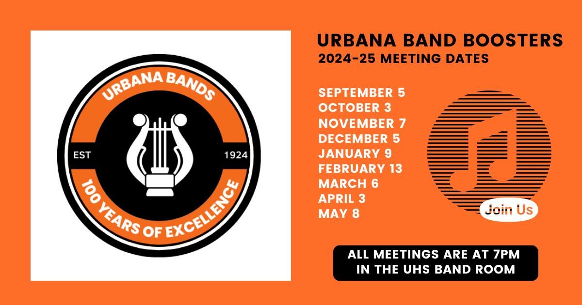 Urbana High School Band Boosters Meeting